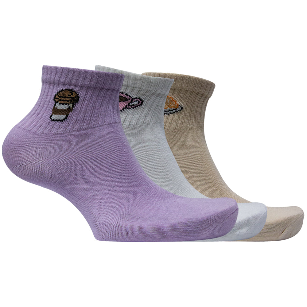 3-Pack Women Ankle Socks