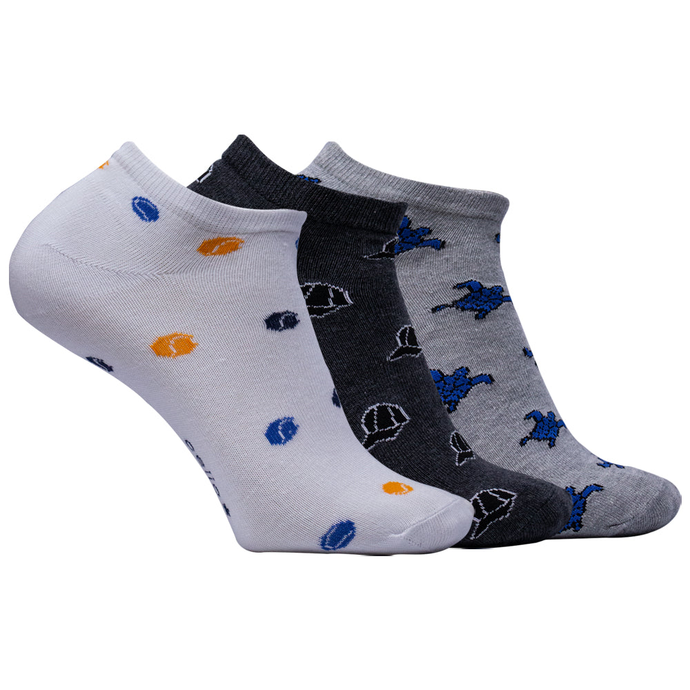 Pack of 3 - Mens Ankle Socks