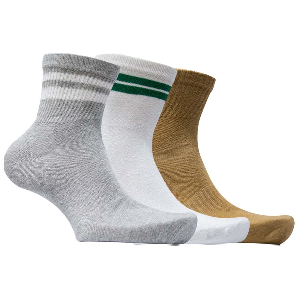Pack of 3 - Men's Quarter Socks