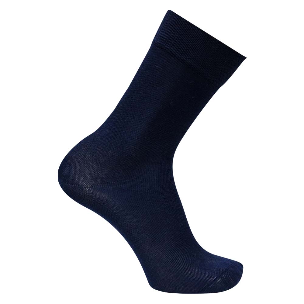 Men Luxury Plain Mercerized Cotton Dress Socks