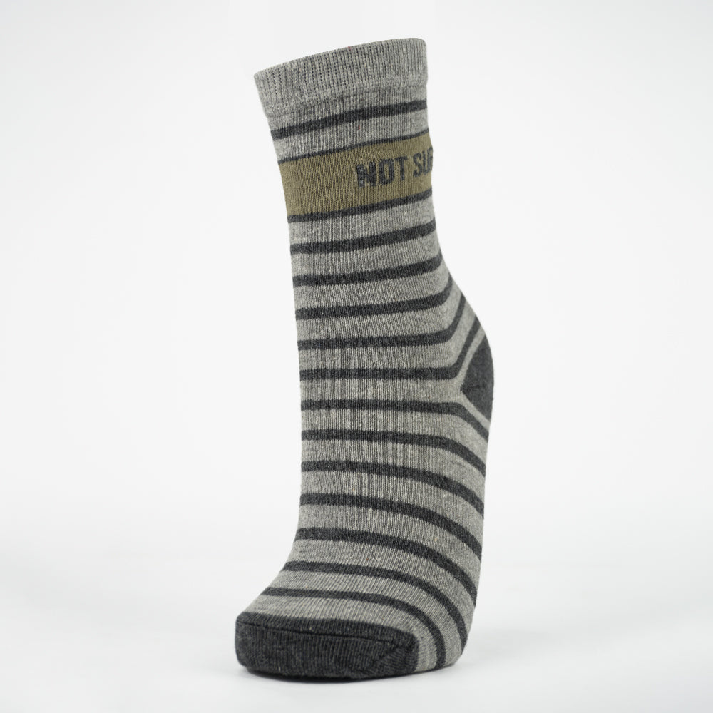 Boy's Cotton Striped Crew Socks