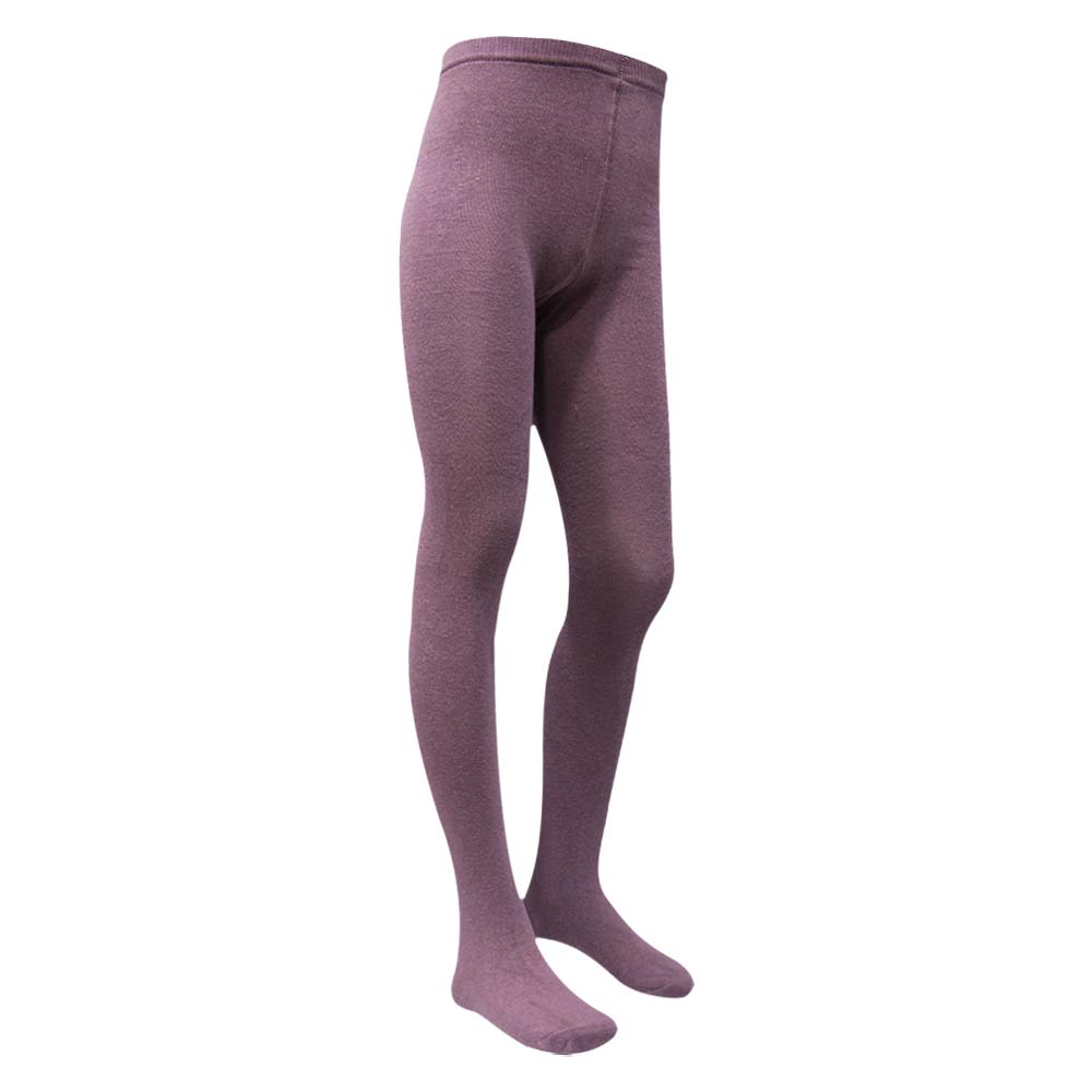 Cozy Knit Texture Premium Purple Girls Tights (SF)