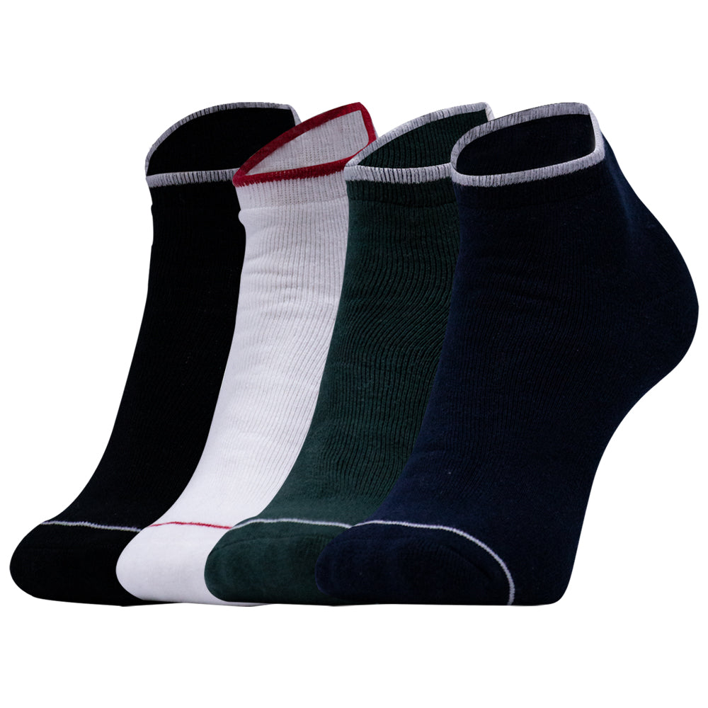 Pack of 2 & 4 - Classic Comfort Men’s Ankle Socks