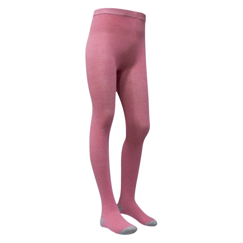 Girls Solid Pink Tights (OT)