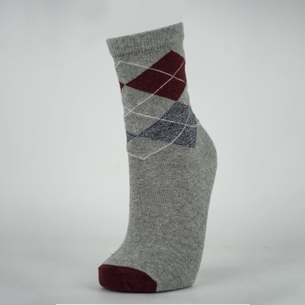Boys' Classic Argyle Crew Socks