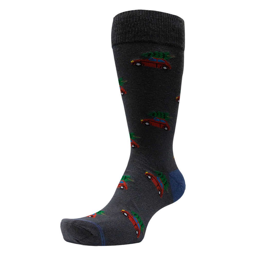 Men Car Printed Socks