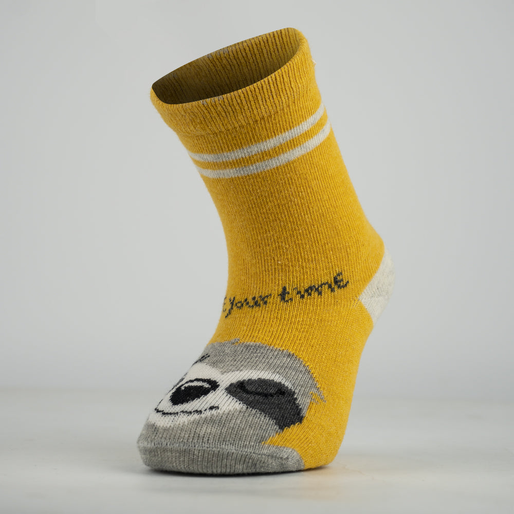 Baby Boys’ Sloth Print Crew Socks