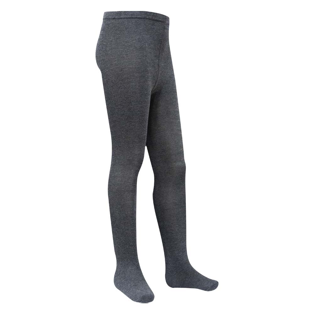 Plain Dark Grey Girls Tights (SF)