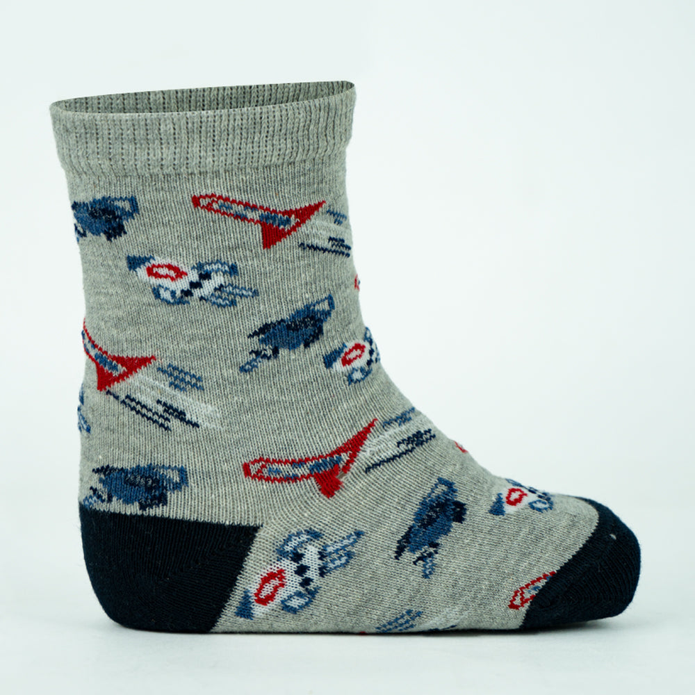 Rocket & Space Adventure Baby Boy Socks