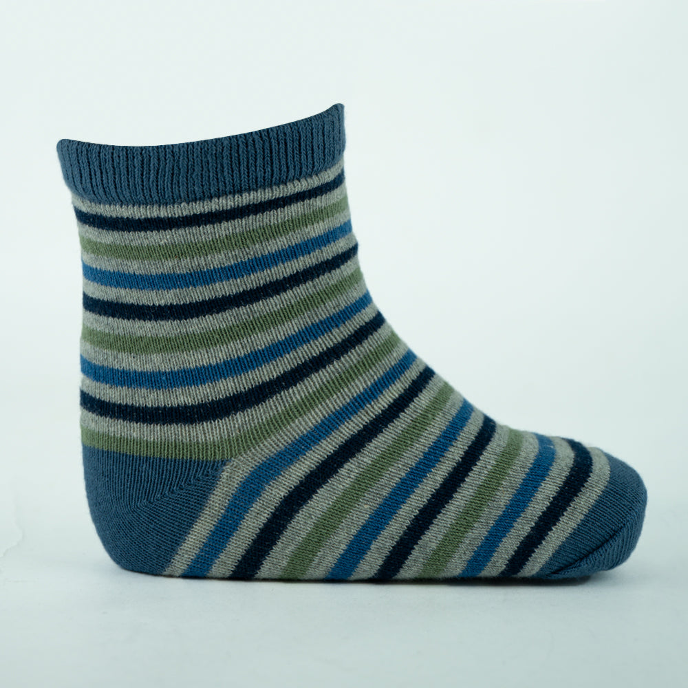 Baby Boy Striped Ankle Socks