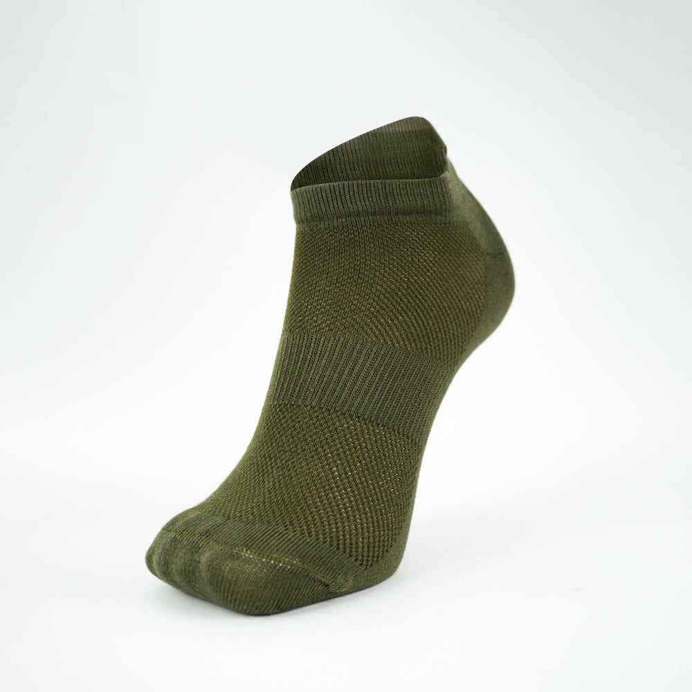 Premium Men Olive Green Ankle Socks
