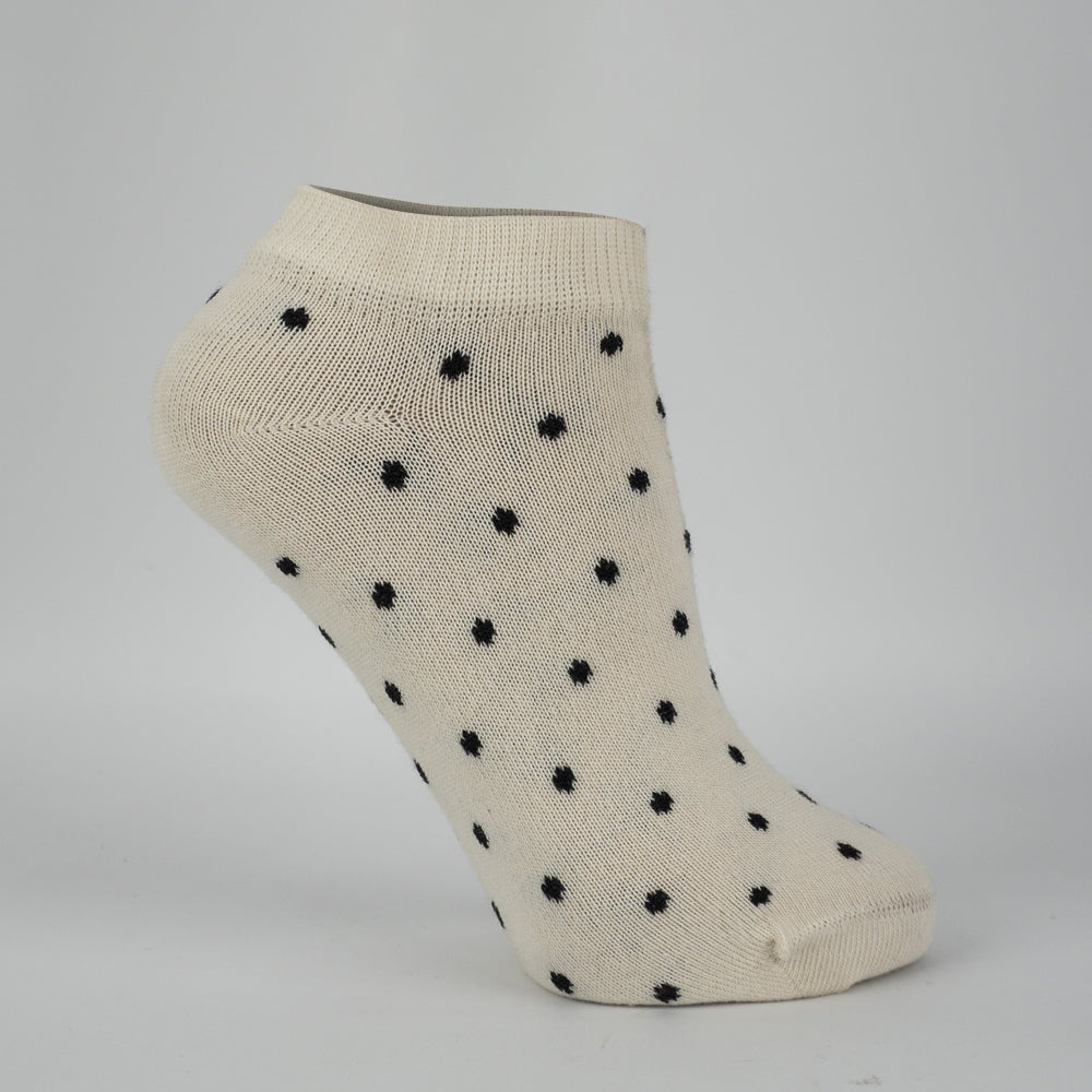 Modern Polka Dot Low Cut Women Ankle Socks
