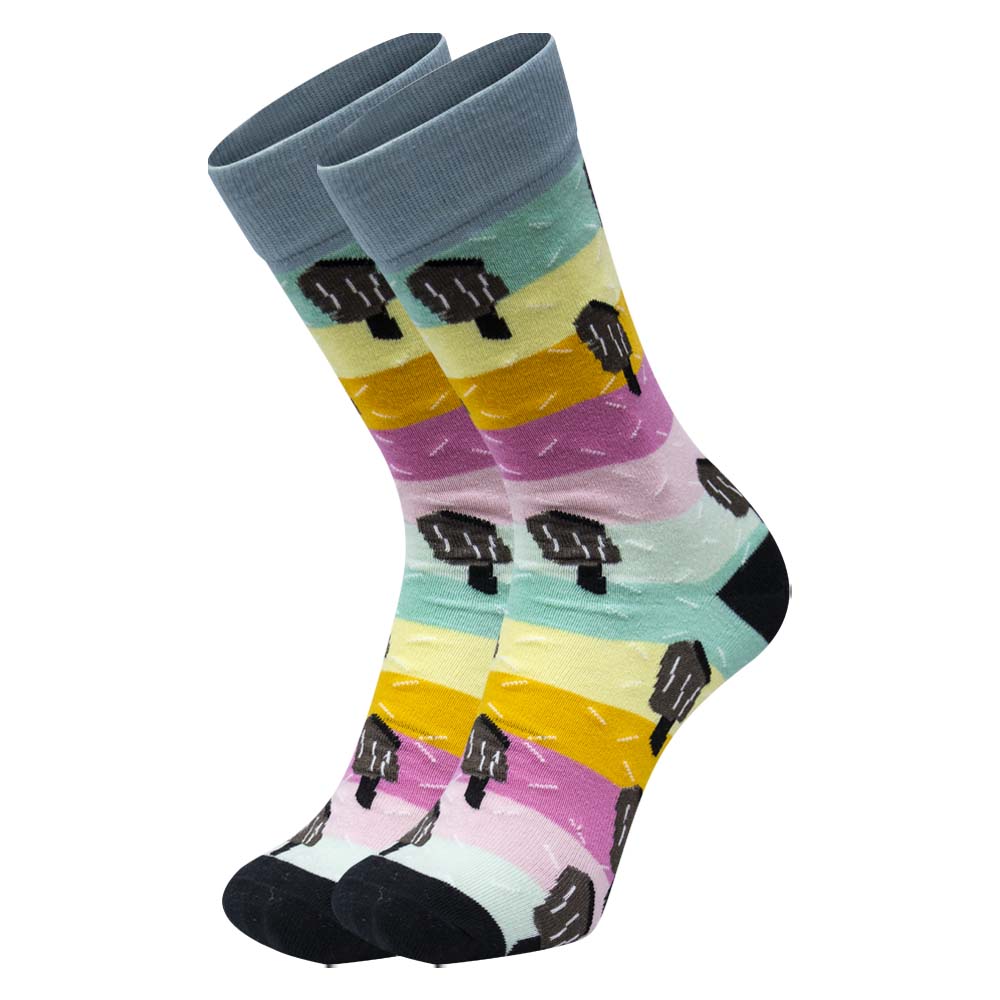 The Popsicle Print Men Crew Socks
