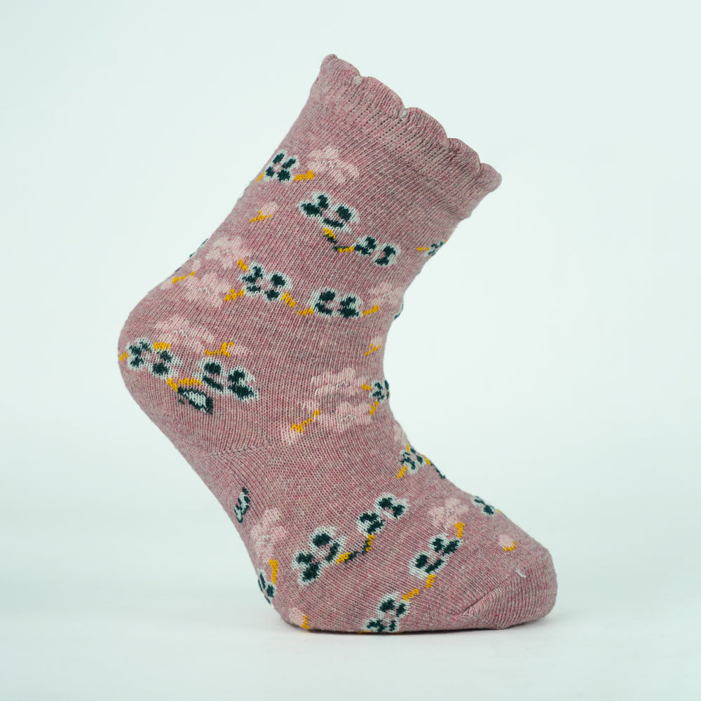 Baby Girl Floral Ruffle Socks