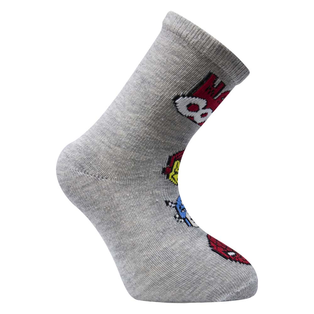 Marvel Comics Print Boys Short Crew Socks