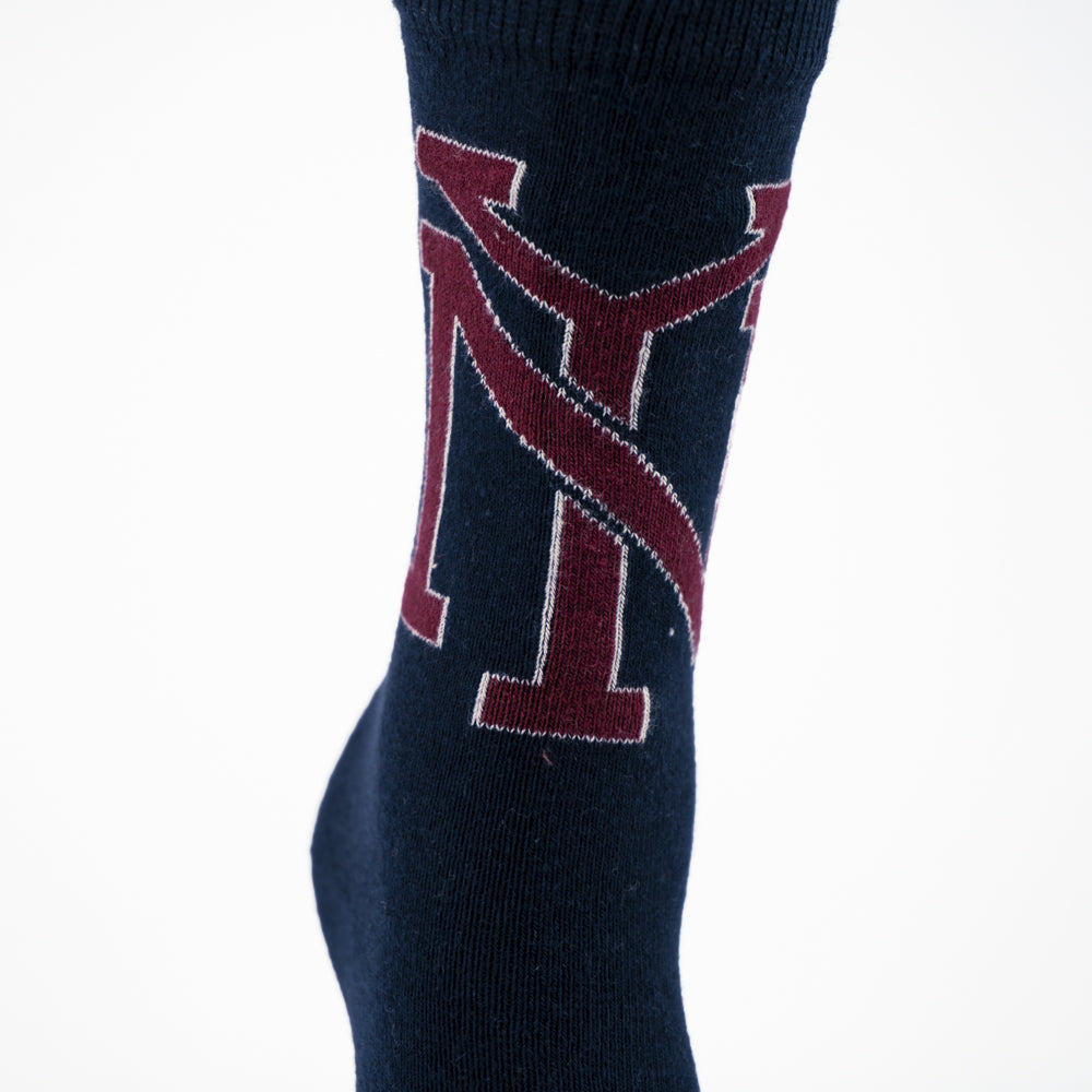 NY Print Boy's Crew Socks