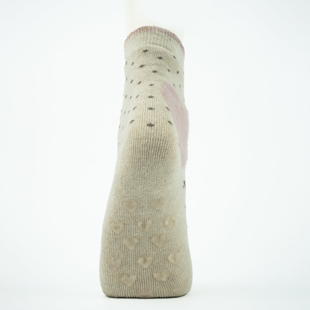 Girls Anti-Slip Cozy Crew Socks