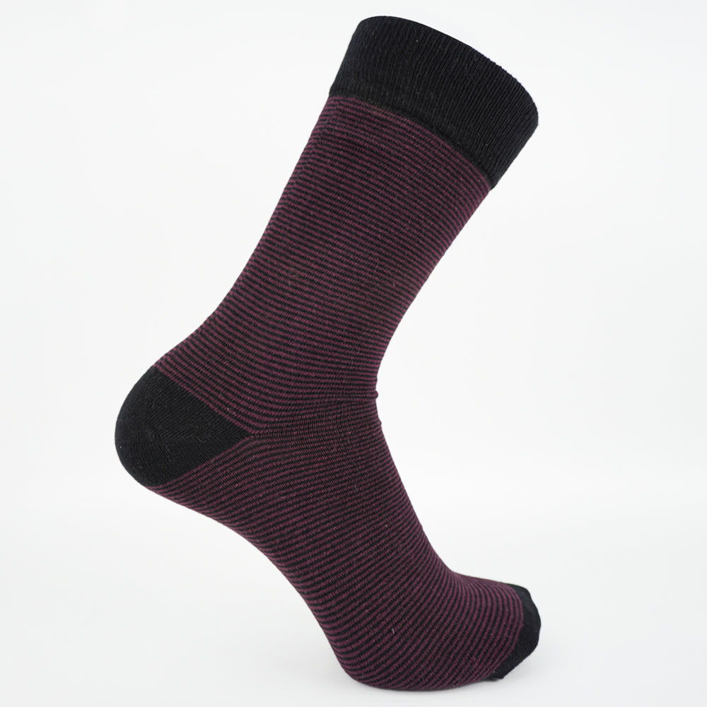 Men Elevated Stripe Crew Socks