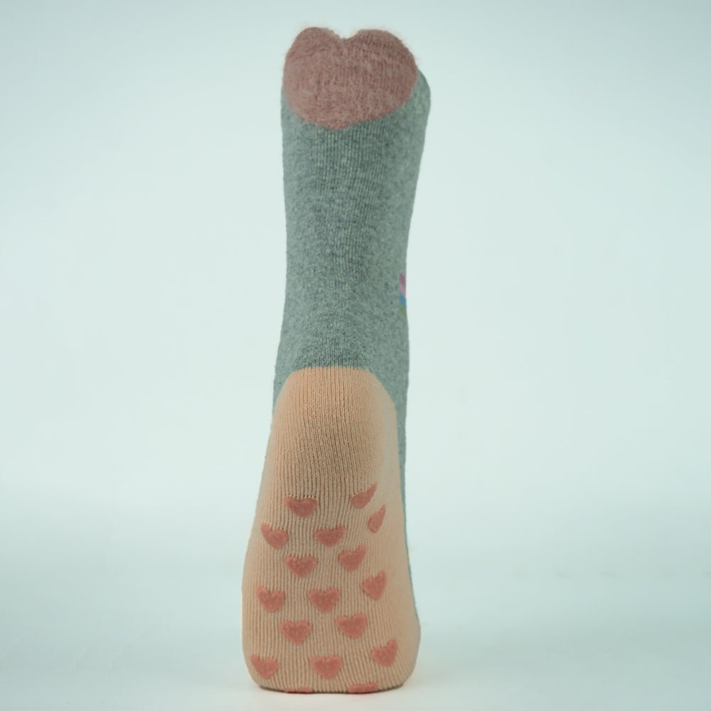 Girls Premium Unicorn Non-Slip Socks