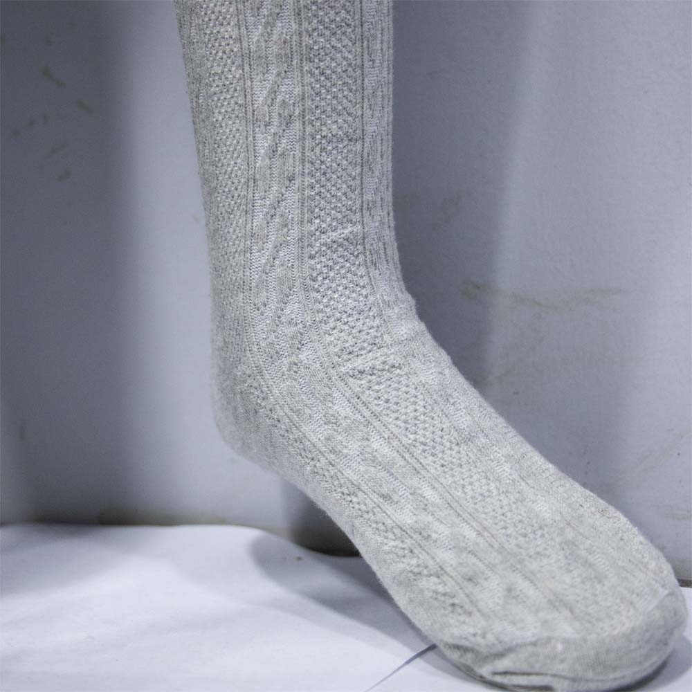 Stylish Grey Cable Knit Girl's Tights (OT)