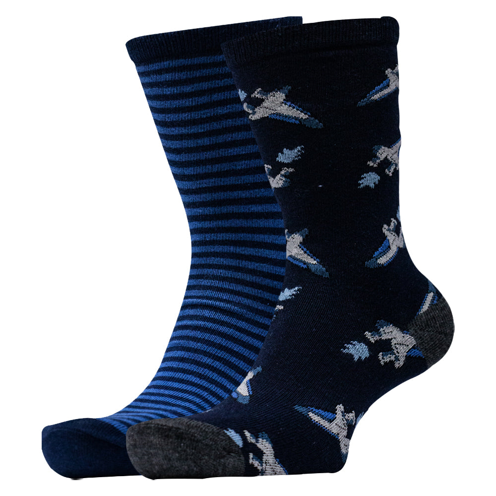 Pack of 2 - Boys Crew Socks