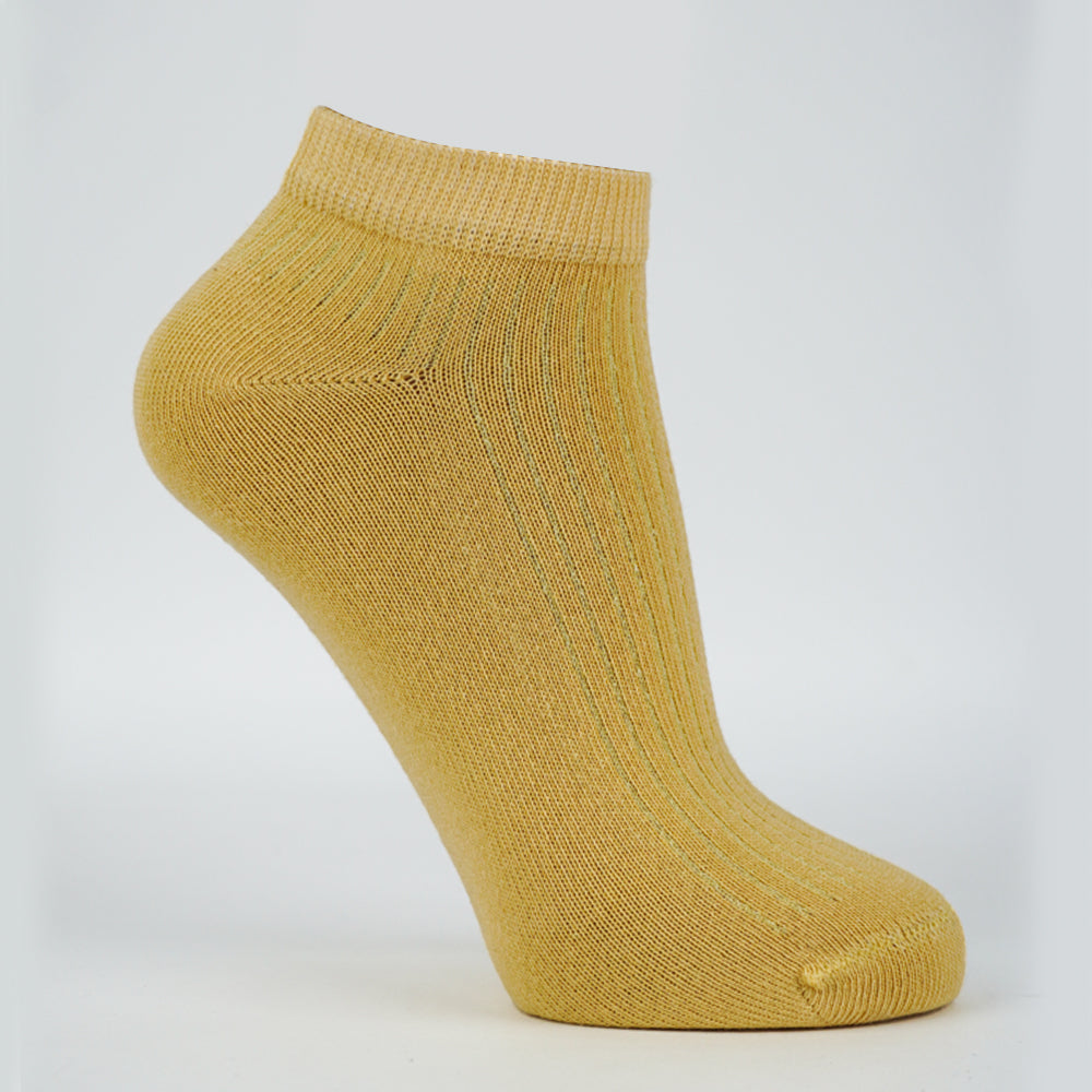 Pastel Ribbed Women Ankle Socks