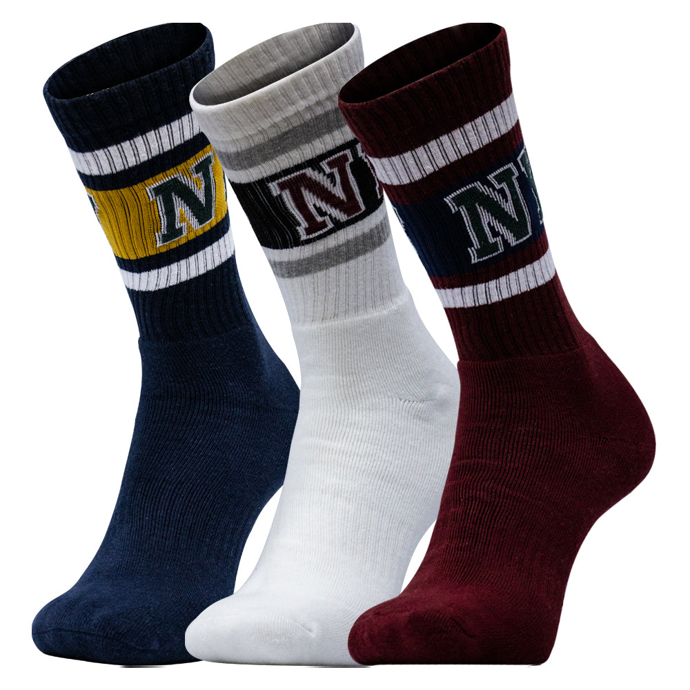 Pack of 3 - Men's crew socks