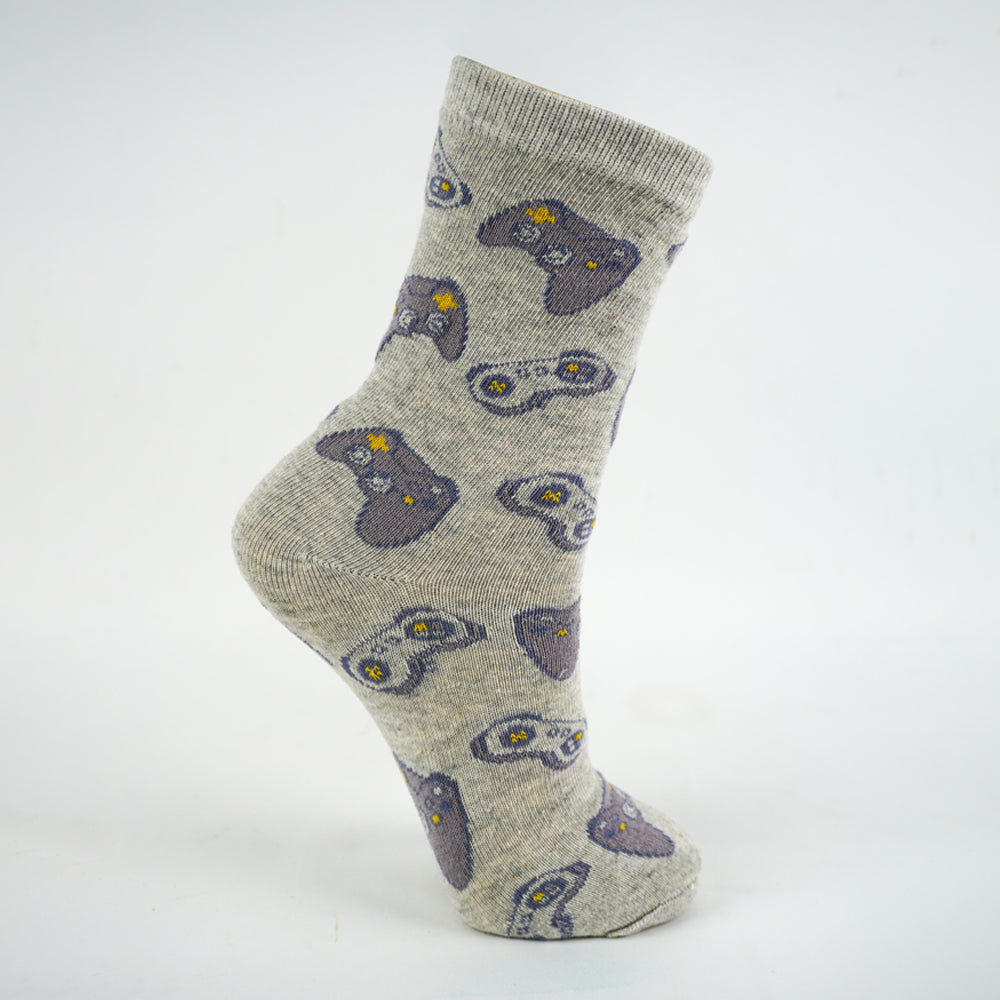 Boys Gaming Controller Crew Socks