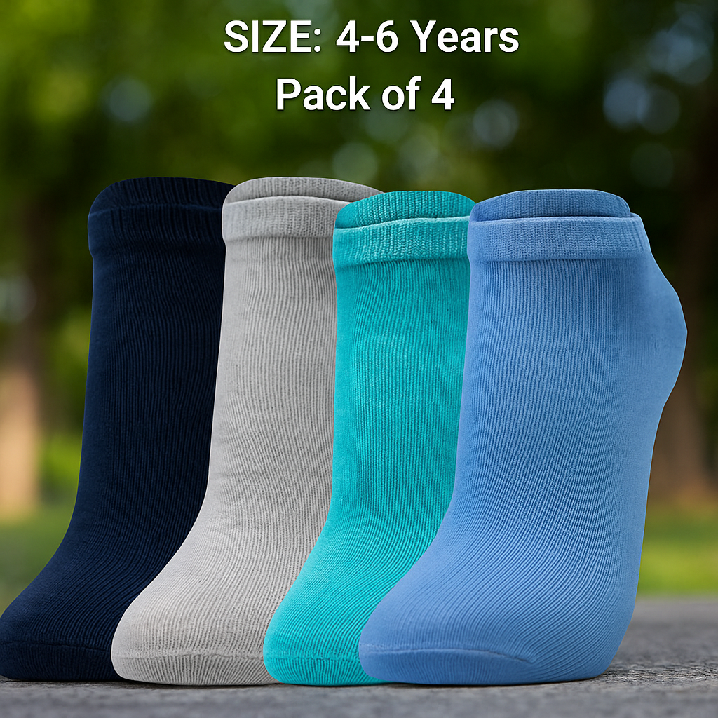 Pack of 4 - Boys’ Ankle Socks