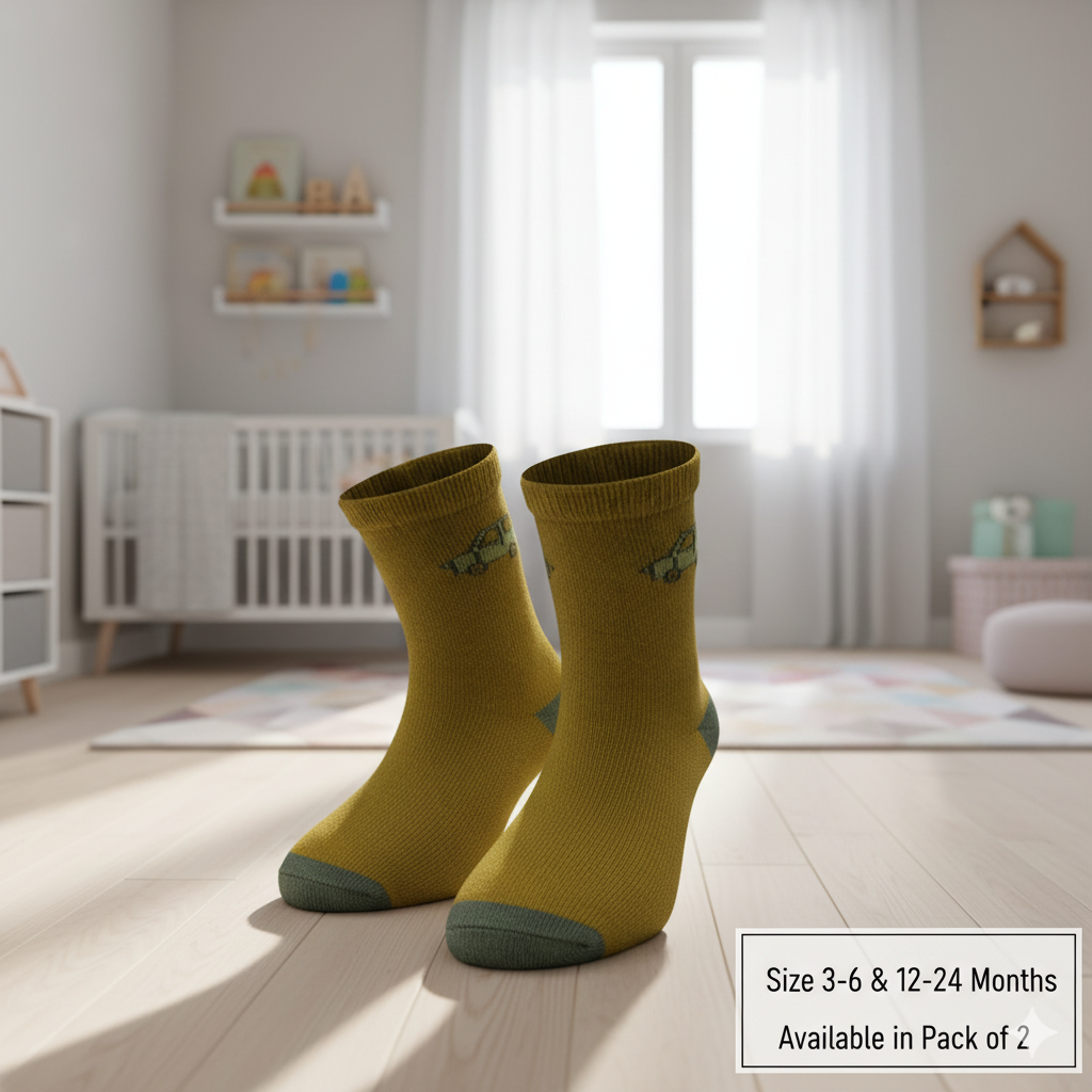 Baby Boys Car printed Socks