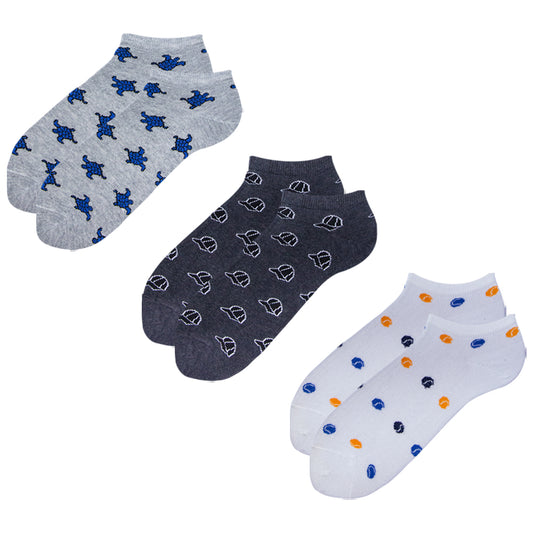 Pack of 3 - Mens Ankle Socks