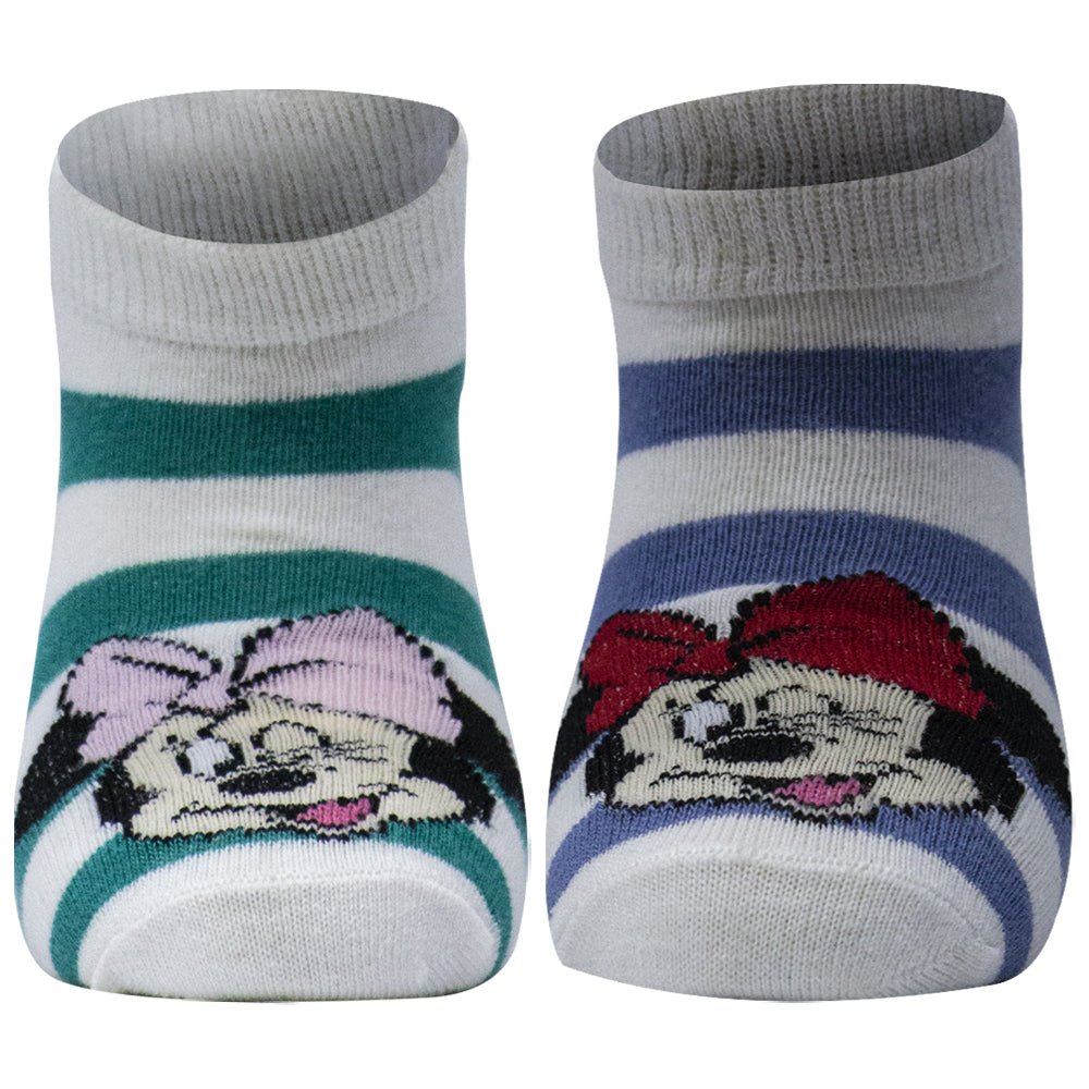 Girl’s Mickey Mouse Striped Socks