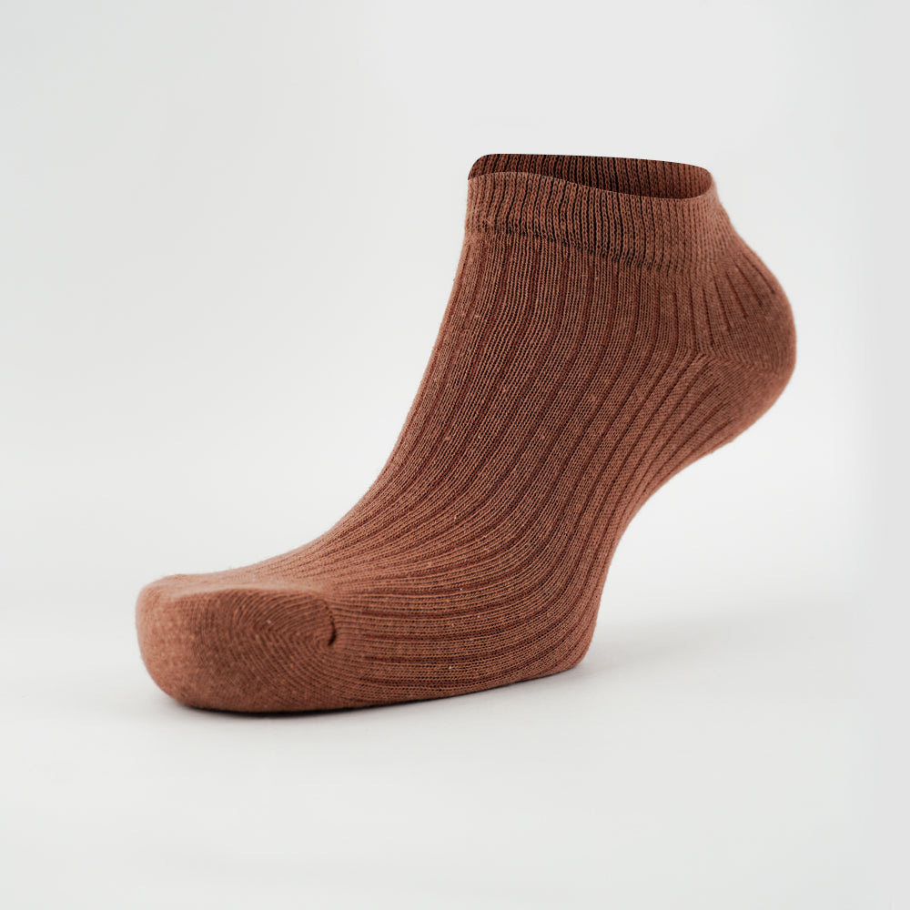 Women Premium Ribbed Cotton Ankle Socks