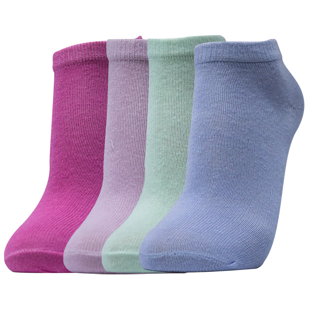 Pack of 4 - Girls’ Ankle Socks