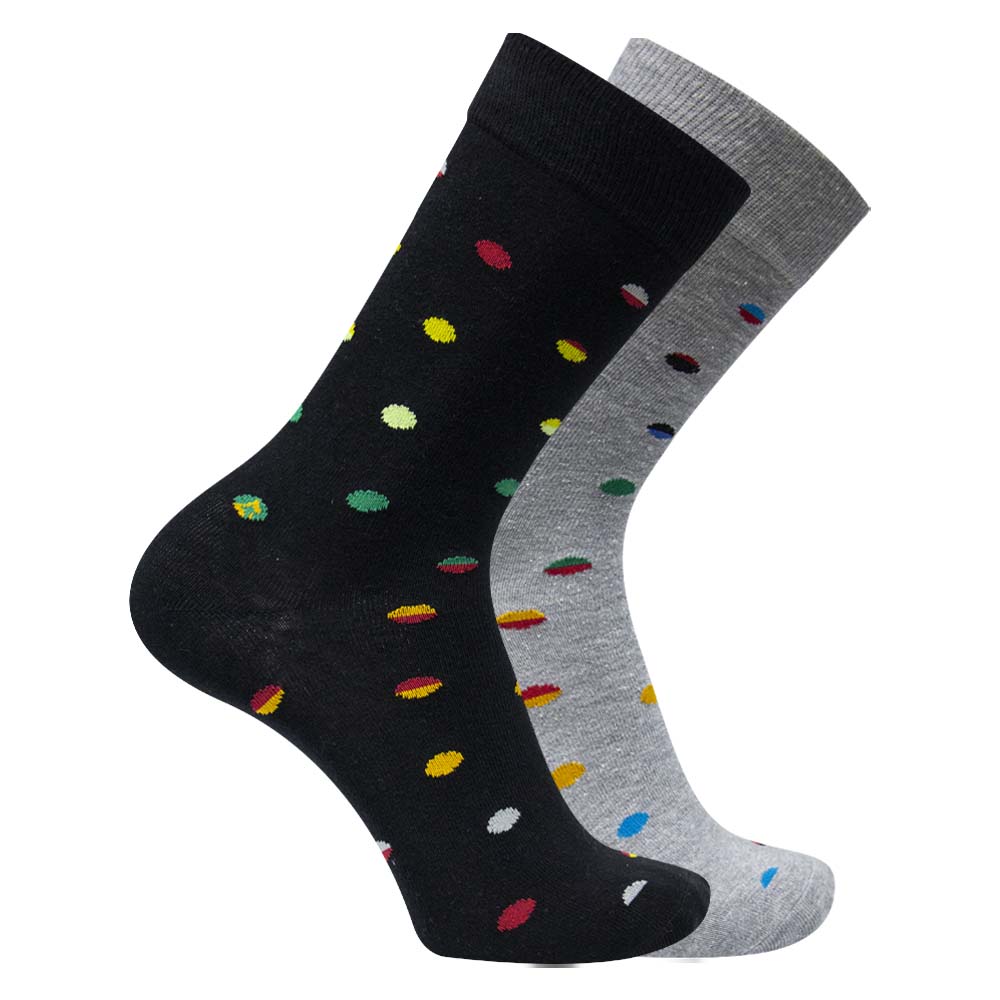 Polka Dot Men Crew Socks