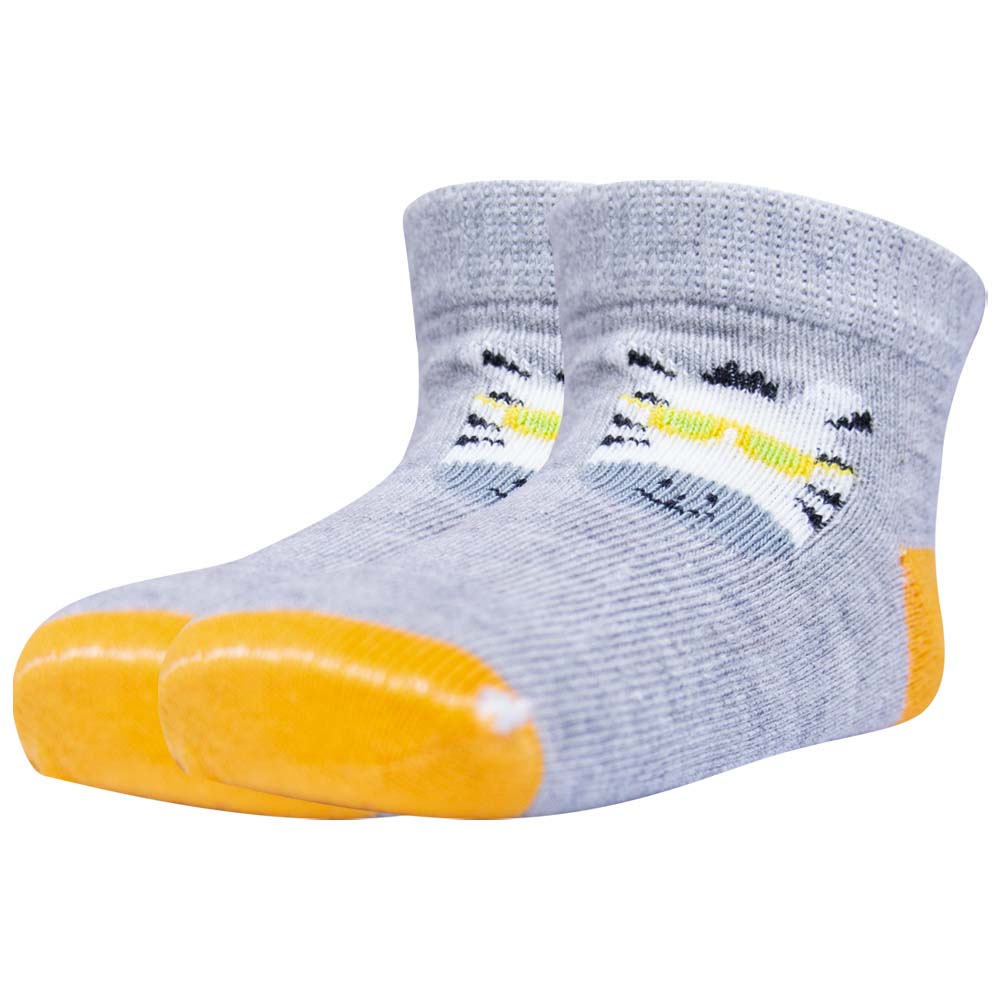 Baby Boy Zebra Face Print Sock