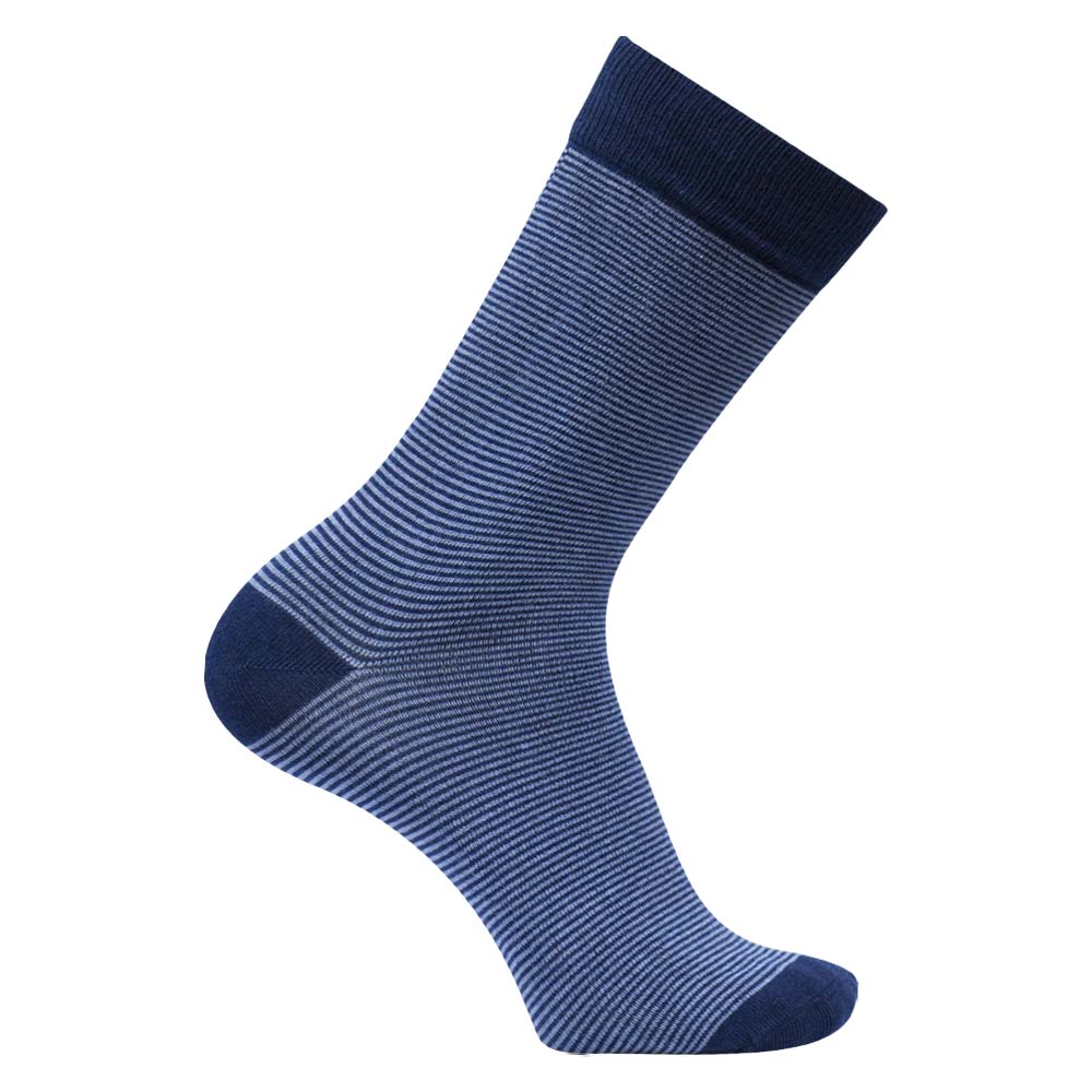 Men Elevated Stripe Crew Socks