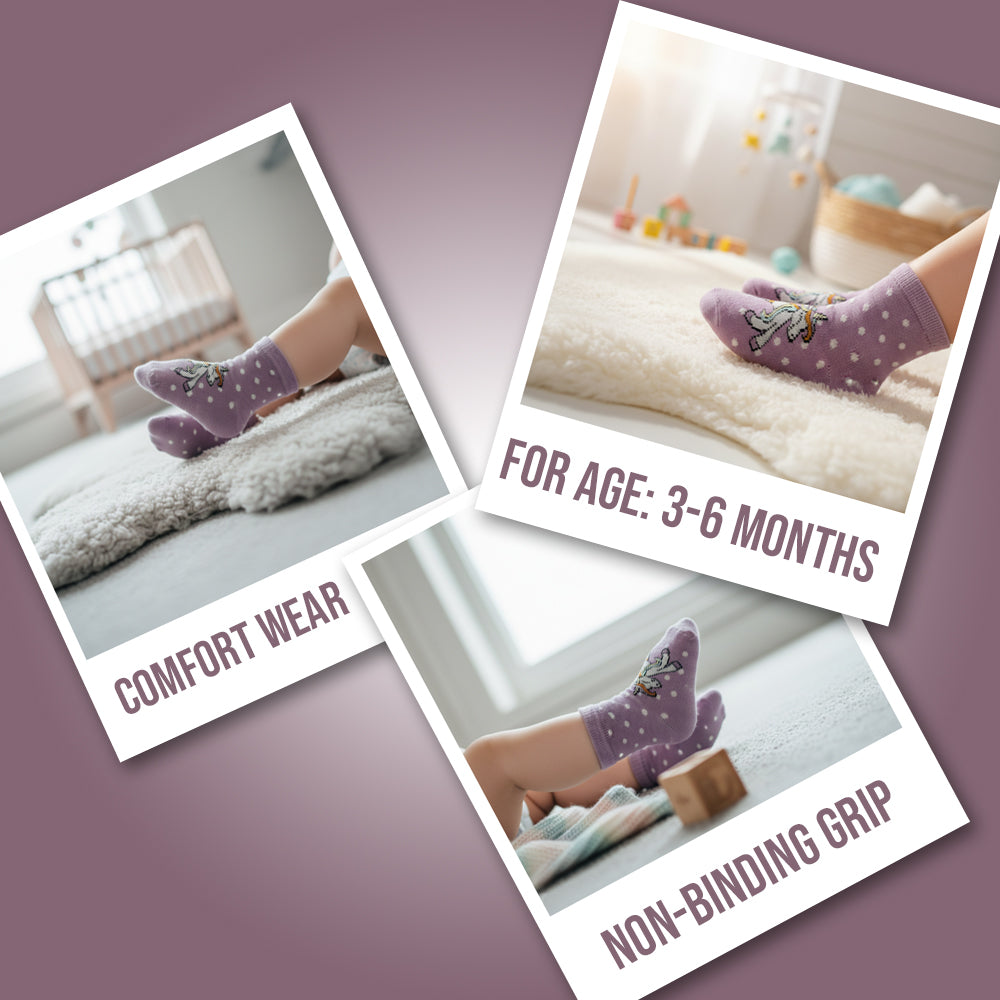 Magical Unicorn Baby Girl Socks
