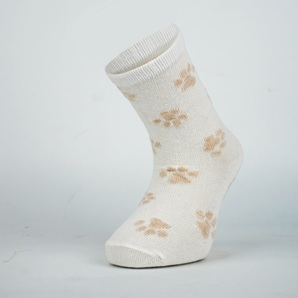 Pack of 3 - Bear Print Baby Brown Socks