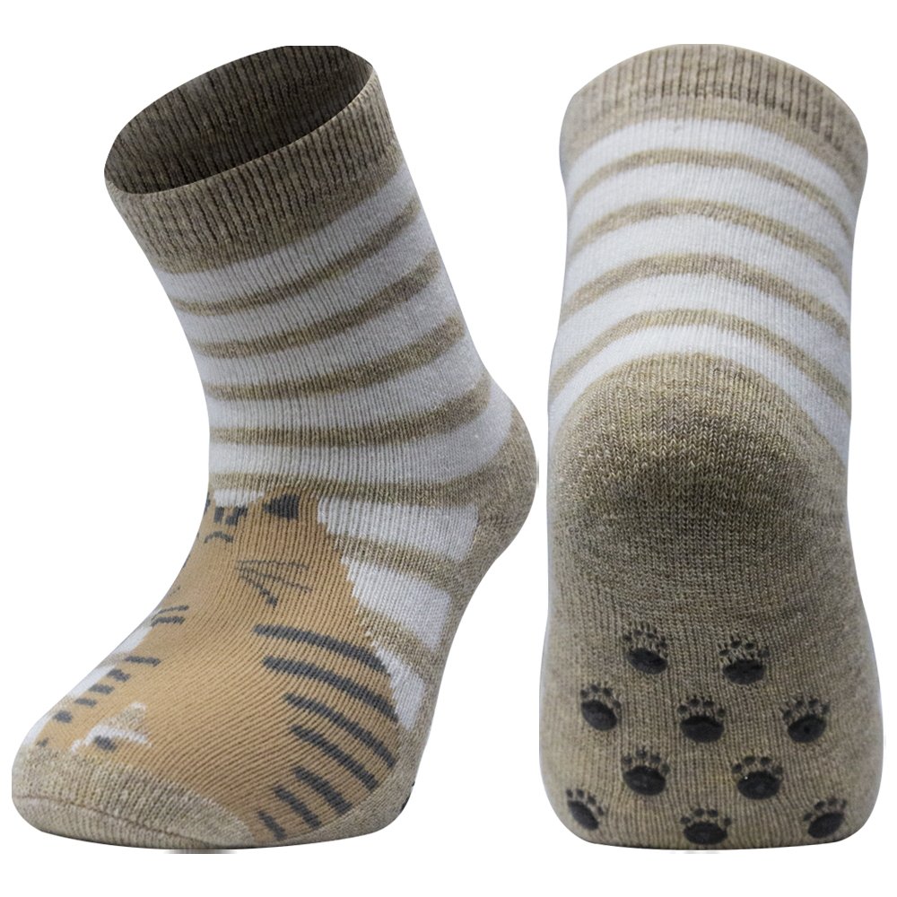 Trendy & Cool Striped Boy's Crew Winter Socks