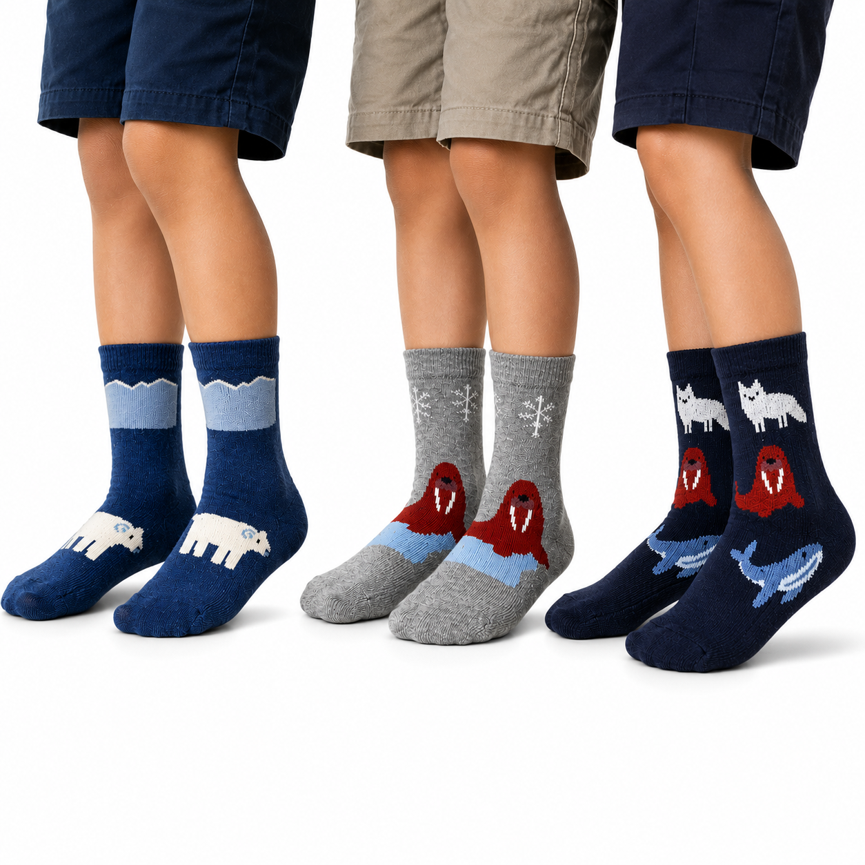 Pack of 3 - Arctic Adventure Boys Socks