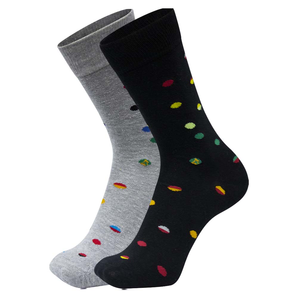 Polka Dot Men Crew Socks