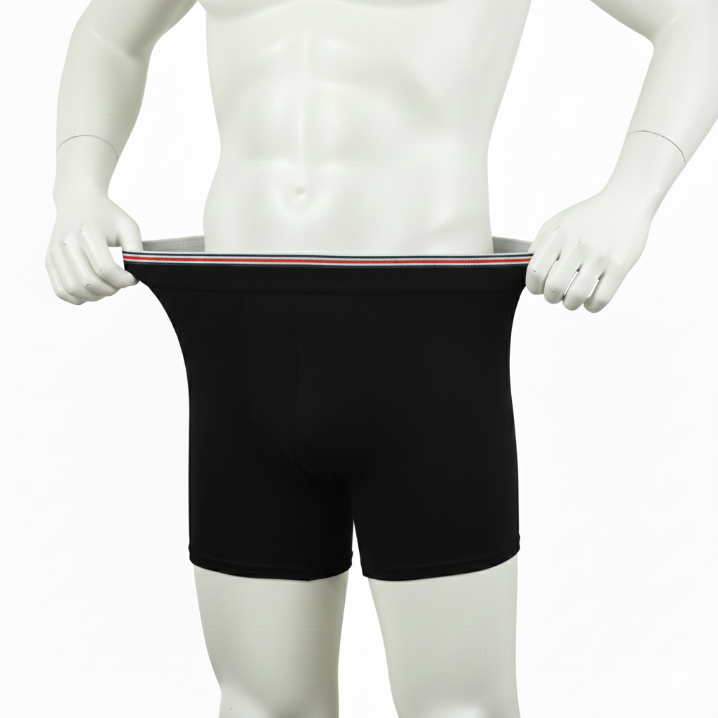 Men Premium Black Boxer