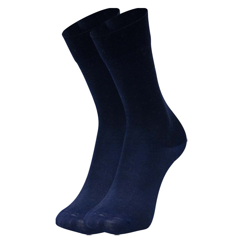 Men Luxury Plain Mercerized Cotton Dress Socks