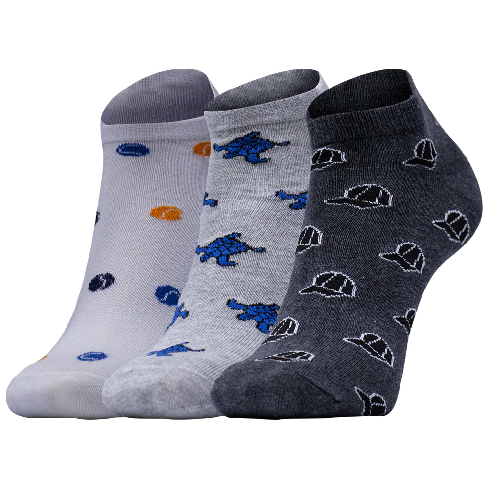 Pack of 3 - Mens Ankle Socks