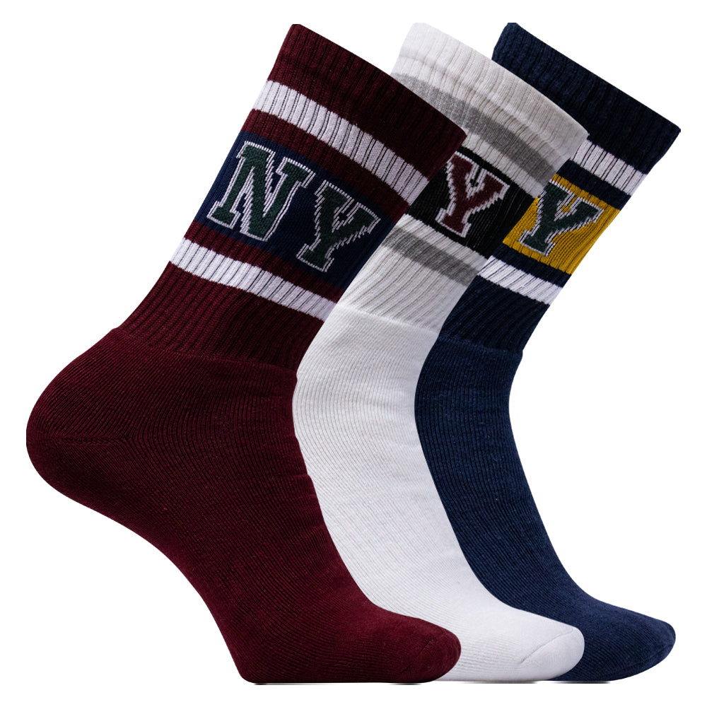 Pack of 3 - Men's crew socks