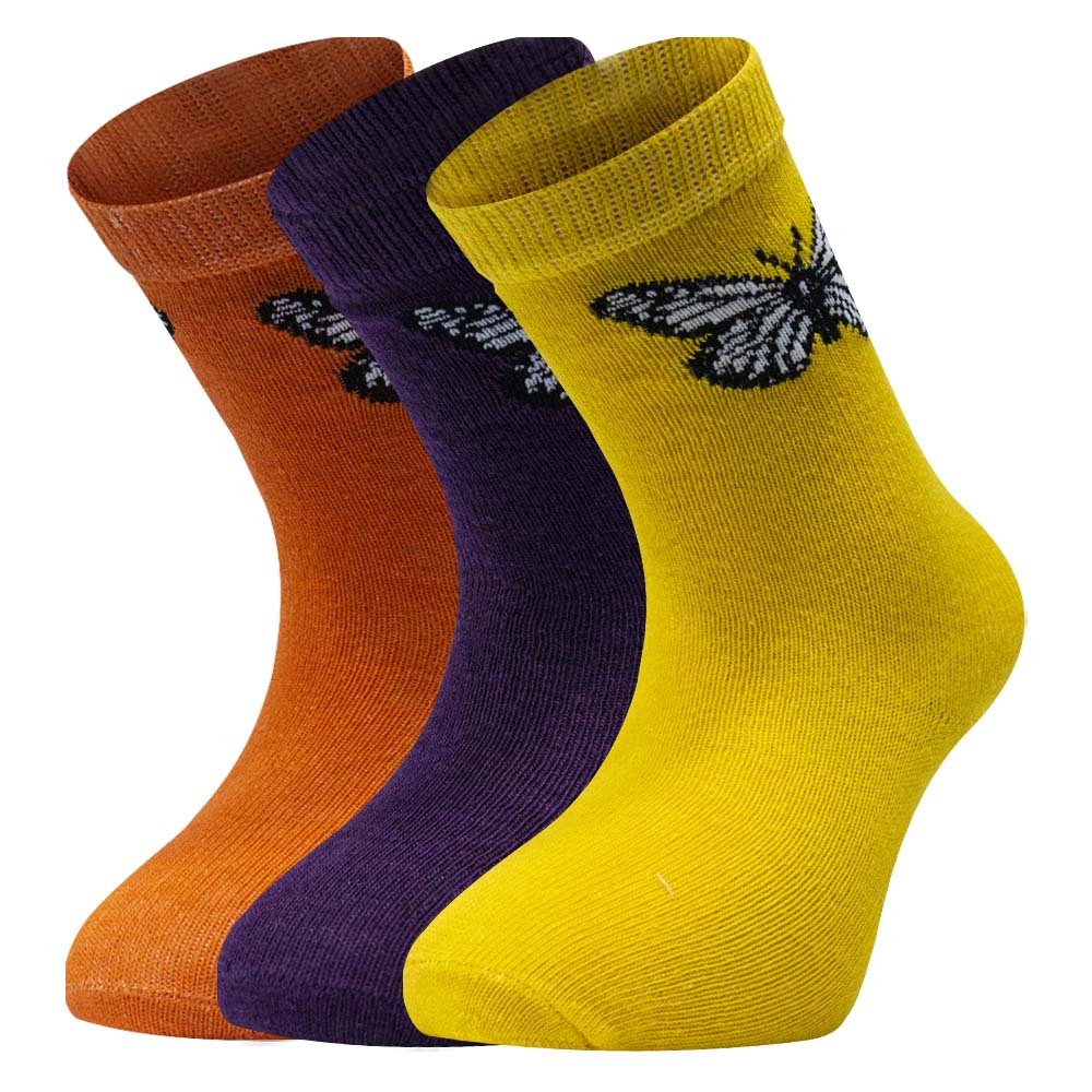 Girl’s Butterfly Design Socks