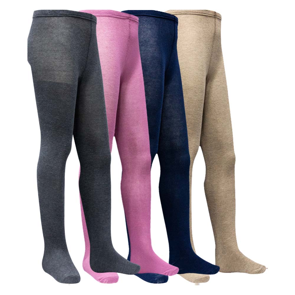 Ultimate Comfort Plain Girl's Tights | Multiple Colors (CJ)