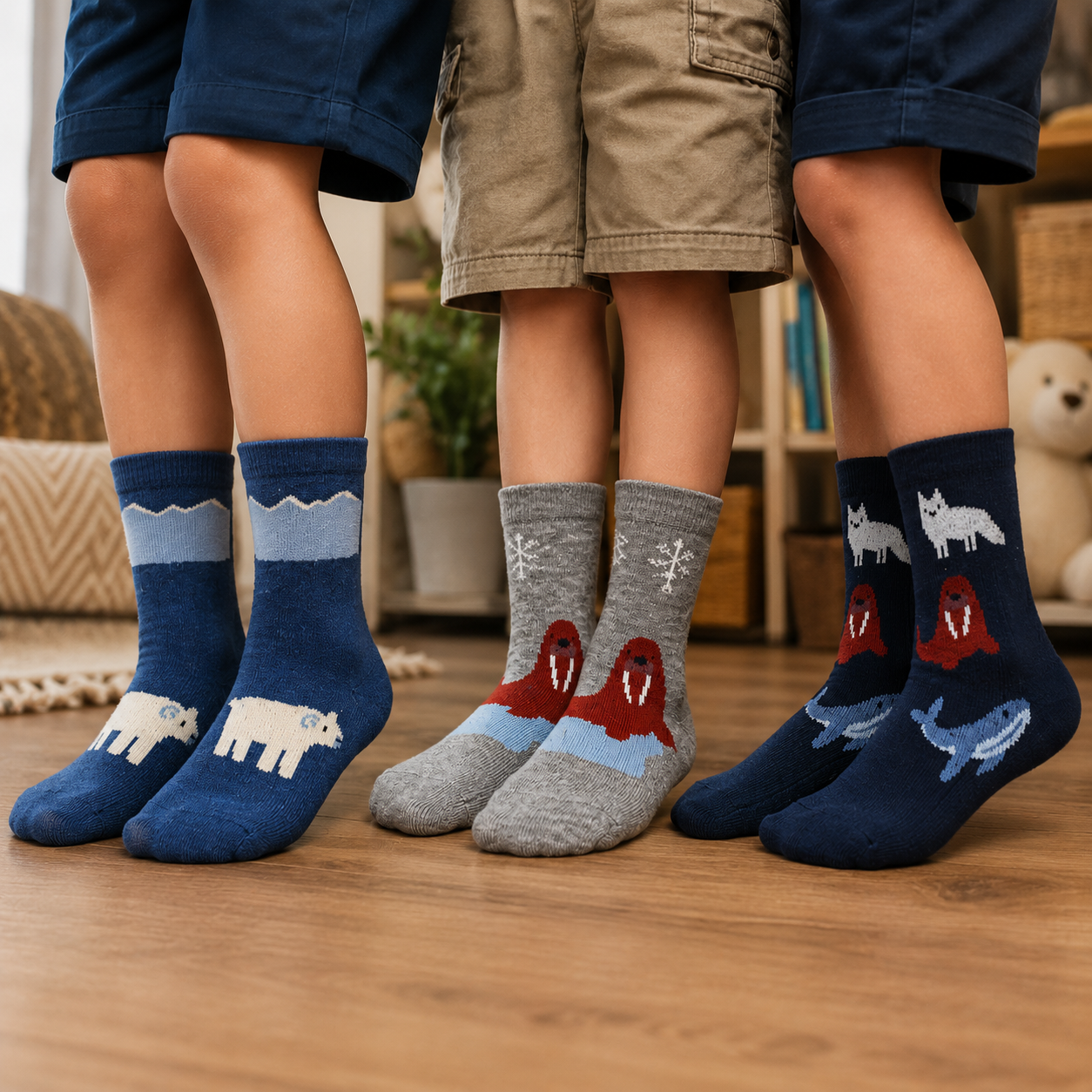 Pack of 3 - Arctic Adventure Boys Socks