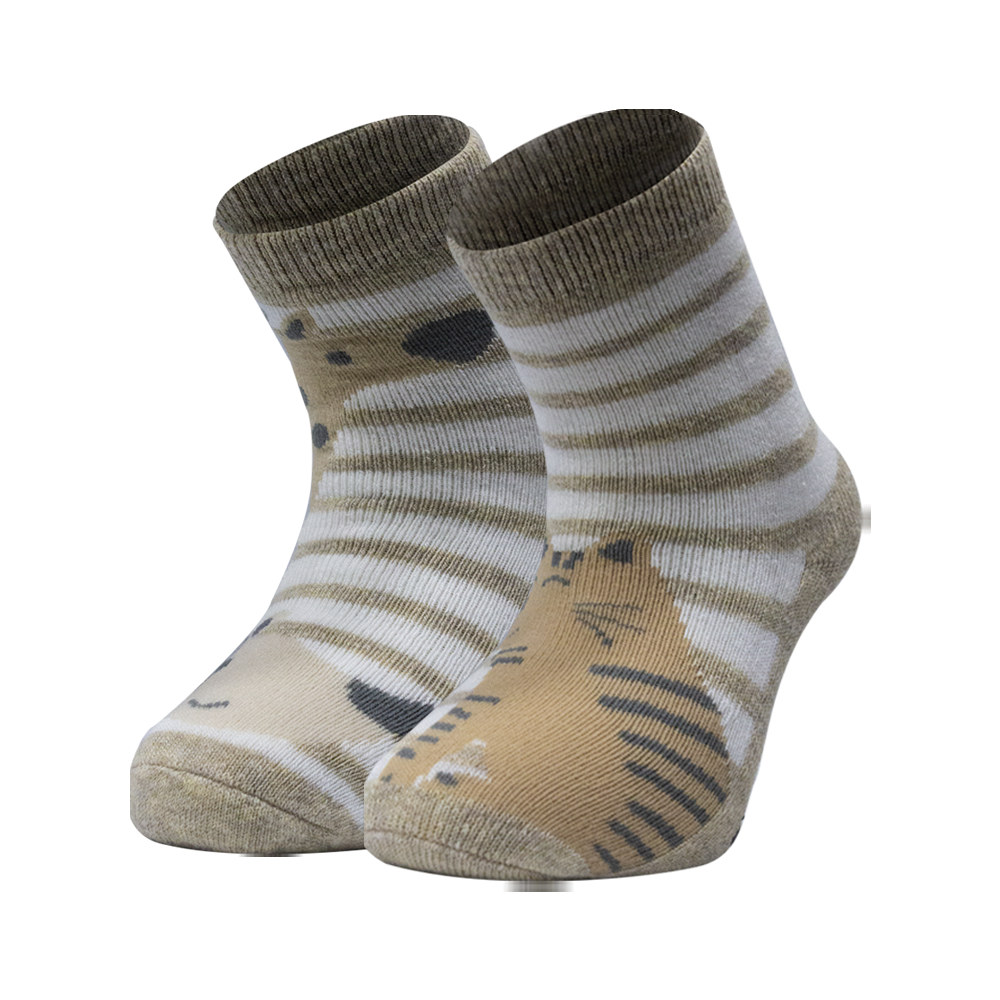 Trendy & Cool Striped Boy's Crew Winter Socks